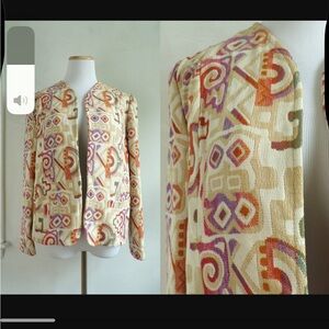 Vintage Southwestern Tapestry Blazer